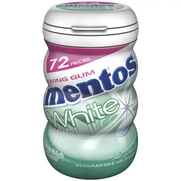 Mentos White Spearmint Bottle 72 pcs
