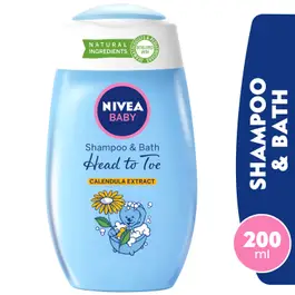 Nivea Baby Head To Toe Shampoo & Bath, 200Ml