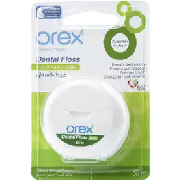 Orex Dental Floss Waxed With Floride 50 m