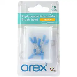 Orex Interdental Brush Head Tapered 10 Refills