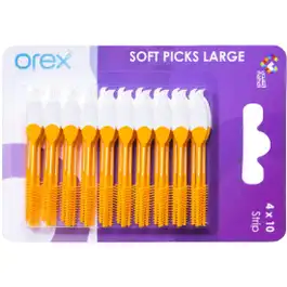 Orex Soft Picks Large Size 4X10 Strips