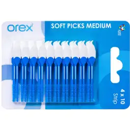 Orex Soft Picks Medium Size 4X10 Strips