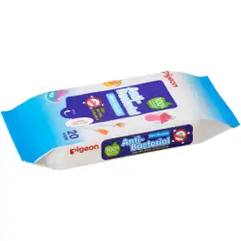 Pigeon Antibacterial Baby Wipes 60 Wipes