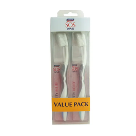 Sos Denti Toothbrush - Sensitive Relief 1+1 (Ultra Soft)
