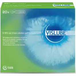 Vislube Eye Drops 20 Sdu