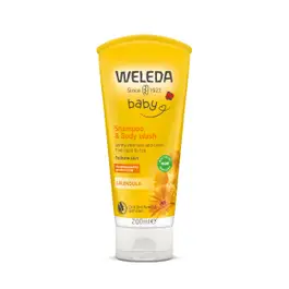 Weleda Calendula Body Wash and Shampoo 200 mL